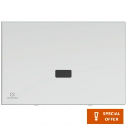 Πλακέτα εντοιχιζόμενου καζανακίου από ανοδιωμένο ψευδάργυρο διπλής ενέργειας με φωτοκύτταρο, χρώμα: Χρωμέ επιφάνεια: Γυαλιστερή Πλακέτες