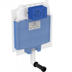 Καζανάκι εντοιχιζόμενο επιδαπέδιας λεκάνης επιδαπέδιας λεκάνης ΥΠ χωρίς πλαίσιο, Y 80-86cm x Π 8cm Εντοιχιζόμενα για επιδαπέδια λεκάνη