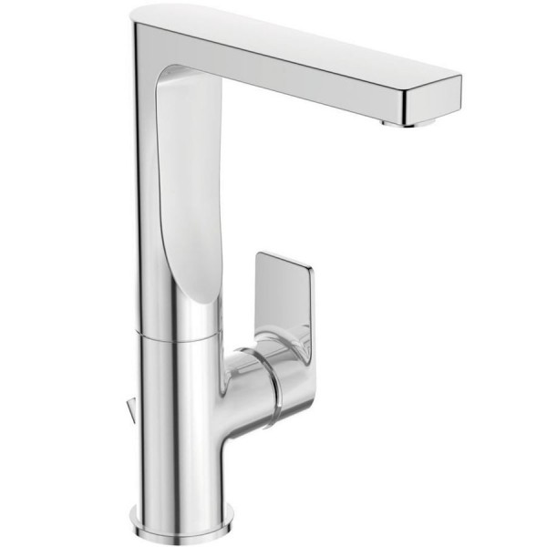 Wash basin tap Deck-mounted L size material: Brass mixer With pop-up waste set, color: Chrome surface: Glossy Deck-mounted Wash basin tap Deck-mounted L size material: Brass mixer With pop-up waste set, color: Chrome surface: Glossy Deck-mounted