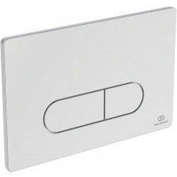 Flush wall plates for concealed cistern, Smart flush Actuation dual flush valve material: ABS, color: Chrome surface: Glossy Flush plates