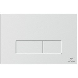 Flush wall plates for concealed cistern, Smart flush dual flush valve material: ABS Mechanical with string, color: White surface: Glossy Flush plates