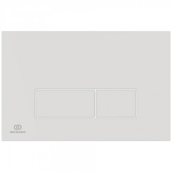 Flush wall plates for concealed cistern Actuation dual flush valve material: ABS, color: White surface: Glossy Flush plates