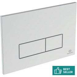 Πλακέτα εντοιχιζόμενου καζανακίου από ABS διπλής ενέργειας μηχανικά, χρώμα: Χρωμέ επιφάνεια: Γυαλιστερή Πλακέτες