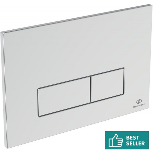 Πλακέτα εντοιχιζόμενου καζανακίου από ABS διπλής ενέργειας μηχανικά, χρώμα: Χρωμέ επιφάνεια: Γυαλιστερή Πλακέτες