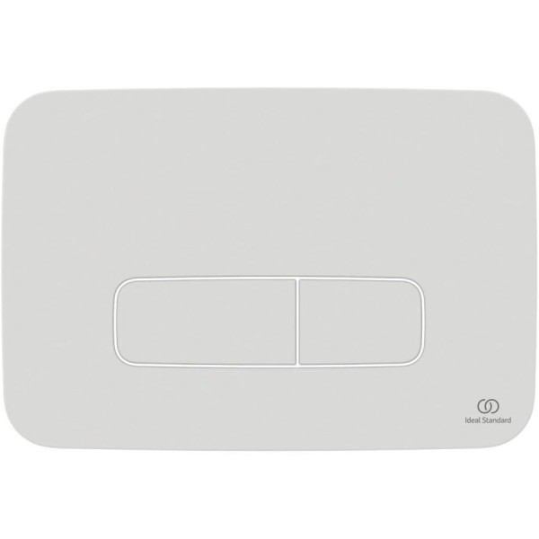 Flush wall plates for concealed cistern Actuation dual flush valve material: ABS, color: White surface: Glossy Flush plates