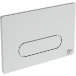 Flush wall plates for concealed cistern Actuation dual flush valve material: ABS, color: Chrome surface: Glossy Flush plates