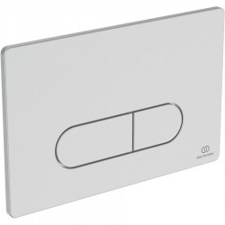 Flush wall plates for concealed cistern pneumatic Actuation dual flush valve material: ABS, color: Chrome surface: Glossy Flush plates