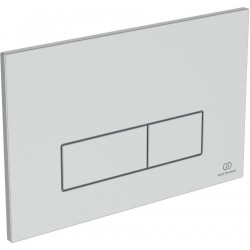 Flush wall plates for concealed cistern dual flush valve material: ABS Mechanical with string, color: Chrome surface: Matt Flush plates