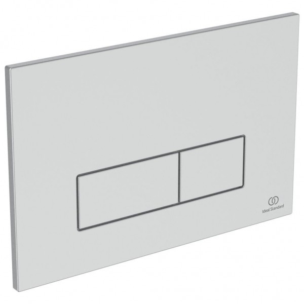Flush wall plates for concealed cistern Actuation dual flush valve material: ABS, color: Chrome surface: Glossy Flush plates