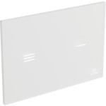 Flush wall plates for concealed cistern dual flush valve Electronic material: Crystal, color: White surface: Glossy Flush plates Flush wall plates for concealed cistern dual flush valve Electronic material: Crystal, color: White surface: Glossy Flush plates