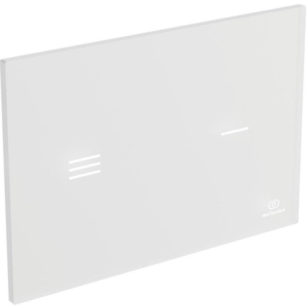 Flush wall plates for concealed cistern dual flush valve Electronic material: Crystal, color: White surface: Glossy Flush plates Flush wall plates for concealed cistern dual flush valve Electronic material: Crystal, color: White surface: Glossy Flush plates