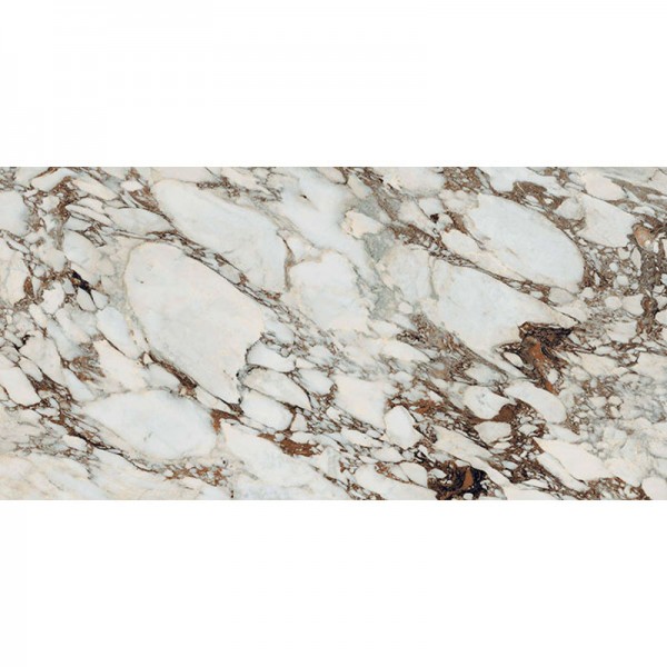 Floor tiles 59,7x119,7 Italy glossy, 10mm, style: marble 1st choice rettificato surface: Glossy, hue: White/Beige Plain tiles