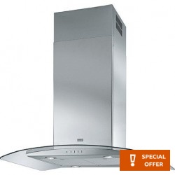 Absorber Chimney center 90cm, style: 250 W NEW, color: Chrome Ceiling-mounted chimney hoods