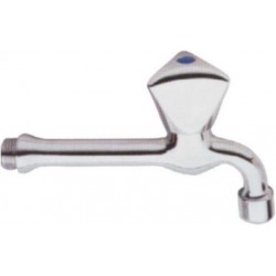 Bib tap material: Brass, color: Chrome surface: Glossy Angle valves