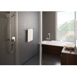 Shower tap Wall-mounted external part 1 way material: Brass mixer With plate without hand shower, hose and holder, color: Chrome surface: Glossy Wall-mounted - external part Shower tap Wall-mounted external part 1 way material: Brass mixer With plate without hand shower, hose and holder, color: Chrome surface: Glossy Wall-mounted - external part