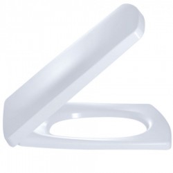 Toilet-seat, style: Sandwich, color: White Toilet seats & covers