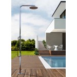 Στήλη ντους εξωτερικού χώρου από inox & διακόπτης, τηλέφωνο, σπιράλ, AISI 316, χρώμα: Χρωμέ επιφάνεια: Γυαλιστερή Εξωτερικού χώρου Στήλη ντους εξωτερικού χώρου από inox & διακόπτης, τηλέφωνο, σπιράλ, AISI 316, χρώμα: Χρωμέ επιφάνεια: Γυαλιστερή Εξωτερικού χώρου
