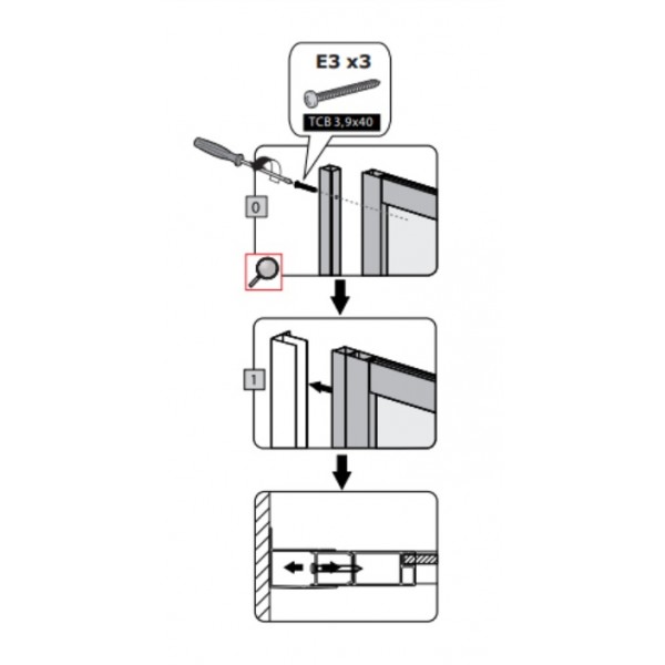 Προφίλ 2,5cm, καμπίνας από αλουμίνιο Προφίλ καμπίνας ντουζιέρας