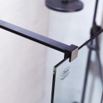 Shower enclosure Linear 70x200 8mm fixed Crystal Clear & Bracket surface: Matt, color: Black Linear Shower enclosure Linear 70x200 8mm fixed Crystal Clear & Bracket surface: Matt, color: Black Linear