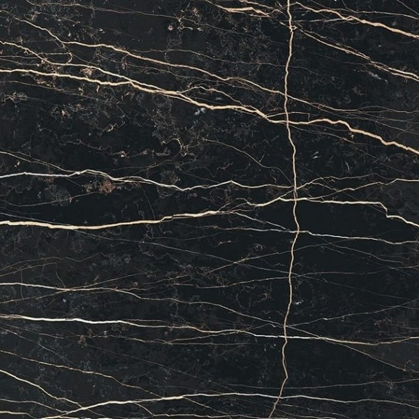 Floor tiles 59,7x59,7 Italy naturale, 10mm, style: marble 1st choice rettificato surface: Matt, hue: Black Plain tiles