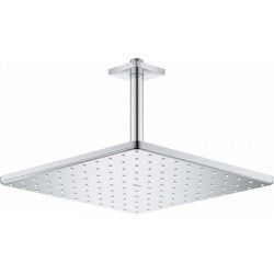 Κεφαλή ντους οροφής 31x31 από ορείχαλκο 1 ροής & Βραχίονας 19,1cm, χρώμα: Χρωμέ επιφάνεια: Γυαλιστερή Κεφαλές ντους