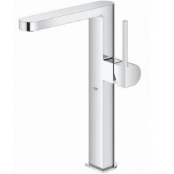 Wash basin tap Deck-mounted for free-standing washbasin material: Brass mixer Without waste XL-Size, Smooth body, color: Chrome surface: Glossy Deck-mounted