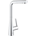 Kitchen tap Deck-mounted material: Brass with shower, color: Chrome surface: Glossy Deck-mounted Kitchen tap Deck-mounted material: Brass with shower, color: Chrome surface: Glossy Deck-mounted