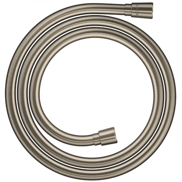 Σπιράλ 160cm από ABS με δύο κωνικά παξιμάδια, Brushed Nickel, χρώμα: Χρωμέ επιφάνεια: Βουρτσισμένη Σπιράλ τηλεφώνου