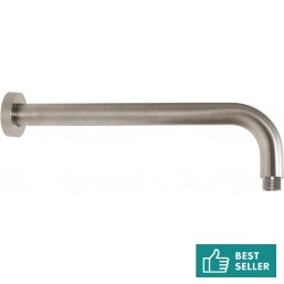 Arm 35cm Wall-mounted material: Inox, color: Chrome surface: Brushed