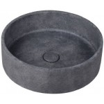 Washbasin Free standing 39x39x12 material: Concrete Without hole Without overflow D2, color: Black surface: Matt Free standing Washbasin Free standing 39x39x12 material: Concrete Without hole Without overflow D2, color: Black surface: Matt Free standing