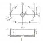 Νιπτήρας ελευθέρας τοποθέτησης 40x28x12 από τσιμεντοειδές χωρίς οπή χωρίς υπερχείλιση E2, με βαλβίδα pop-up, Terrazzo, χρώμα: Μαύρο επιφάνεια: Ματ Ελευθέρας τοποθέτησης Νιπτήρας ελευθέρας τοποθέτησης 40x28x12 από τσιμεντοειδές χωρίς οπή χωρίς υπερχείλιση E2, με βαλβίδα pop-up, Terrazzo, χρώμα: Μαύρο επιφάνεια: Ματ Ελευθέρας τοποθέτησης