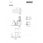 Special needs toilet low level, color: White Special needs toilet low level, color: White