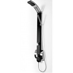 Shower column (Body jet) 131,4cm material: ABS, color: Black surface: Matt