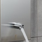 Στήλη ντους με υδρομασάζ inox 143cm, χρώμα: Χρωμέ επιφάνεια: Βουρτσισμένη Με υδρομασάζ