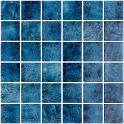 Pool mosaic 5x5 Spain, shape: Square 1st choice, hue: Blue Mosaics for pool