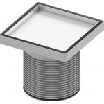 Σχάρα για εφαρμογή πλακιδίου από inox 15x15, χρώμα: Χρωμέ Σχάρες ντουζιέρας Σχάρα για εφαρμογή πλακιδίου από inox 15x15, χρώμα: Χρωμέ Σχάρες ντουζιέρας