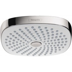Shower head Wall-mounted / Ceiling-mounted 18,7x18,7 material: Brass, style: 2 sprays 180, color: Chrome surface: Glossy