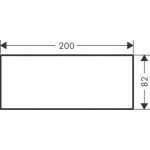 Πλακέτα καθρέπτης, για μπαταρία νιπτήρος 245 Metal από κρύσταλλο, χρώμα: Χρωμέ Πλακέτες μπαταριών