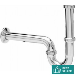 Σιφώνι νιπτήρα 1 ¼” από ορείχαλκο επιφάνεια: Γυαλιστερή, χρώμα: Χρωμέ Σιφώνια