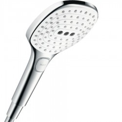 Τηλέφωνο ντους 3 ροών 120, με λευκό δίσκο, χρώμα: Χρωμέ επιφάνεια: Γυαλιστερή Τηλέφωνα