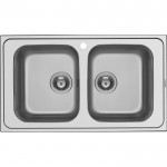 Sink Stainless (Steel) 86x50 material: Inox surface: Glossy free nested 2 cabinet Extra 2B, color: Chrome Stainless steel Sink Stainless (Steel) 86x50 material: Inox surface: Glossy free nested 2 cabinet Extra 2B, color: Chrome Stainless steel