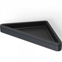 Σπογγοθήκη από ορείχαλκο γωνιακή μονή 23x17, χρώμα: Μαύρο επιφάνεια: Ματ Σπογγοθήκες