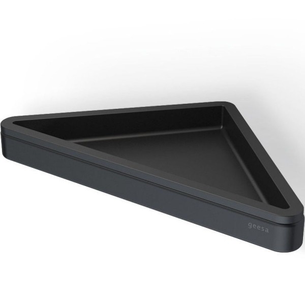 Σπογγοθήκη από ορείχαλκο γωνιακή μονή 23x17, χρώμα: Μαύρο επιφάνεια: Ματ Σπογγοθήκες