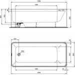 Μπανιέρα ελευθέρας τοποθέτησης 180x80 από solid surface επιφάνεια: Ματ, χρώμα: Λευκό χωρίς λαβές Ελευθέρας τοποθέτησης Μπανιέρα ελευθέρας τοποθέτησης 180x80 από solid surface επιφάνεια: Ματ, χρώμα: Λευκό χωρίς λαβές Ελευθέρας τοποθέτησης