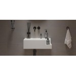 Washbasin Wall-mounted 50x36x15,5 1.0 no pedestal With 1 bowl Without hole material: Solid Surface, color: White surface: Matt Wall-mounted Washbasin Wall-mounted 50x36x15,5 1.0 no pedestal With 1 bowl Without hole material: Solid Surface, color: White surface: Matt Wall-mounted