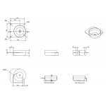 Νιπτήρας επίτοιχος 49x43x15,5 2.0 με 1 γούρνα χωρίς κολώνα χωρίς οπή από solid surface, χρώμα: Λευκό επιφάνεια: Ματ Επίτοιχοι Νιπτήρας επίτοιχος 49x43x15,5 2.0 με 1 γούρνα χωρίς κολώνα χωρίς οπή από solid surface, χρώμα: Λευκό επιφάνεια: Ματ Επίτοιχοι