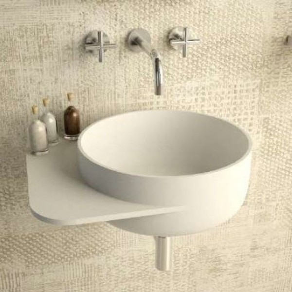 Νιπτήρας επίτοιχος 49x43x15,5 2.0 με 1 γούρνα χωρίς κολώνα χωρίς οπή από solid surface, χρώμα: Λευκό επιφάνεια: Ματ Επίτοιχοι Νιπτήρας επίτοιχος 49x43x15,5 2.0 με 1 γούρνα χωρίς κολώνα χωρίς οπή από solid surface, χρώμα: Λευκό επιφάνεια: Ματ Επίτοιχοι