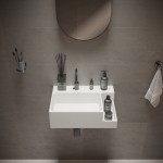 Νιπτήρας επίτοιχος 50x36x15,5 1.0H, με ράφι με 1 γούρνα με οπή στη μέση χωρίς υπερχείλιση από solid surface, χρώμα: Λευκό επιφάνεια: Ματ Επίτοιχοι Νιπτήρας επίτοιχος 50x36x15,5 1.0H, με ράφι με 1 γούρνα με οπή στη μέση χωρίς υπερχείλιση από solid surface, χρώμα: Λευκό επιφάνεια: Ματ Επίτοιχοι