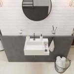 Νιπτήρας επίτοιχος 50x36x15,5 1.0H, με ράφι με 1 γούρνα με οπή στη μέση χωρίς υπερχείλιση από solid surface, χρώμα: Λευκό επιφάνεια: Ματ Νιπτήρας επίτοιχος 50x36x15,5 1.0H, με ράφι με 1 γούρνα με οπή στη μέση χωρίς υπερχείλιση από solid surface, χρώμα: Λευκό επιφάνεια: Ματ