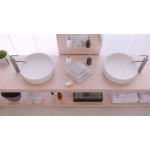 Νιπτήρας ελευθέρας τοποθέτησης 40x40x12 από solid surface χωρίς οπή χωρίς υπερχείλιση, χρώμα: Λευκό επιφάνεια: Ματ Νιπτήρας ελευθέρας τοποθέτησης 40x40x12 από solid surface χωρίς οπή χωρίς υπερχείλιση, χρώμα: Λευκό επιφάνεια: Ματ